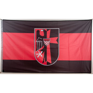 Flagge 90 x 150 : Sudetenland mit Wappen