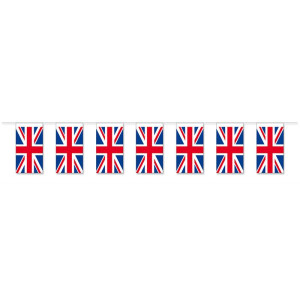 Papierfahnen-Kette 5m : Großbritannien