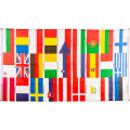 Flagge 90 x 150 : Europa 27 Länderflaggen mit Schrift...