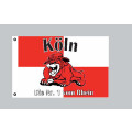 Flagge 90 x 150 : Köln die Nr.1 vom Rhein (Bulldogge)