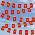 Party-Flaggenkette : Montenegro