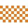 Flagge 90 x 150 : Karo orange/weiß