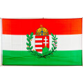 Flagge 60 x 90 cm Ungarn mit Wappen