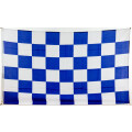 Flagge 60 x 90 cm Karo blau/wei&szlig;