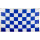 Flagge 60 x 90 cm Karo blau/weiß
