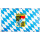Flagge 60 x 90 cm Bayern mit Wappen