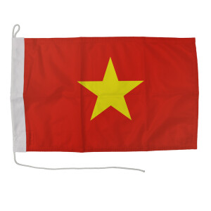 Motorrad-/Bootsflagge 25x40cm: Vietnam