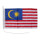 Motorrad-/Bootsflagge 25x40cm: Malaysia