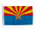 Motorrad-/Bootsflagge 25x40cm: Arizona