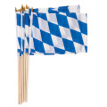 Stock-Flagge Bayern Raute 30 x 40 cm - 10er Packung