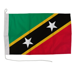 Motorrad-/Bootsflagge 25x40cm: St.Kitts & Nevis