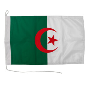 Motorrad-/Bootsflagge 25x40cm: Algerien