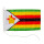 Motorrad-/Bootsflagge 25x40cm: Simbabwe