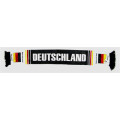 Fanschal Deutschland, schwarz-weiß
