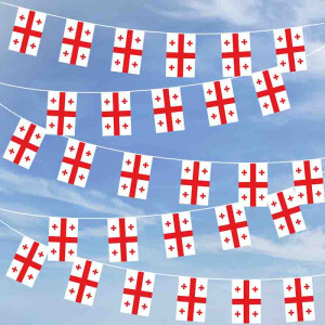 Party-Flaggenkette : Georgien