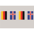 Party-Flaggenkette Deutschland - Island
