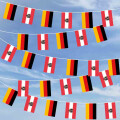 Party-Flaggenkette Deutschland - Oesterreich mit Adler
