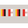 Party-Flaggenkette : Deutschland - Polen mit Adler