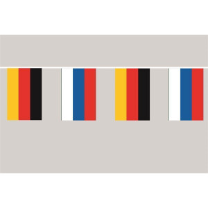 Party-Flaggenkette : Deutschland - Serbien ohne Wappen