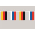 Party-Flaggenkette Deutschland - Serbien ohne Wappen