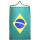 Tischbanner Brasilien 25x15cm