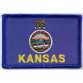Patch zum Aufbügeln oder Aufnähen : Kansas - Groß