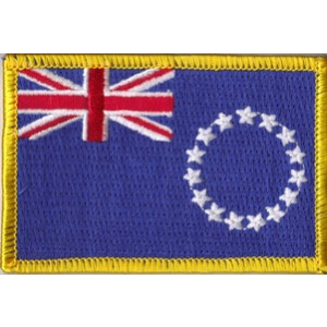 Patch zum Aufbügeln oder Aufnähen : Cook Islands - Groß