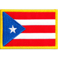 Patch zum Aufbügeln oder Aufnähen : Puerto Rico - Groß