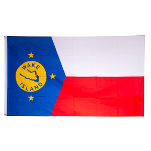 Flagge 90 x 150 : Wake Islands US Pazifikinseln