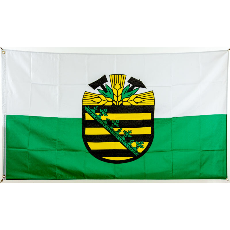 Fahne Flagge Sachsen-Anhalt im Hochformat verschiedene Größen 