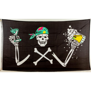 Pirat Kopftuch Wimpel Langwimpel Flagge Fahne 148 x 28 cm