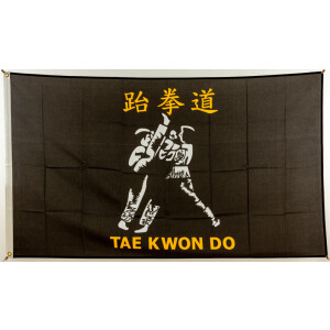 Flagge 90 x 150 : Tae-Kwon-Do