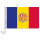 Auto-Fahne: Andorra mit Wappen - Premiumqualität
