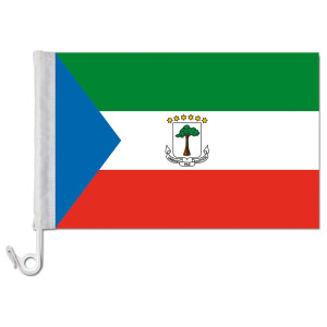 Auto-Fahne: Äquatorial-Guinea - Premiumqualität