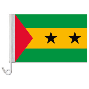 Auto-Fahne: Sao Tome & Principe - Premiumqualität