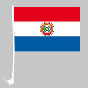 Auto-Fahne: Paraguay