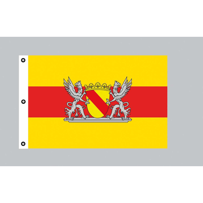 Fahne Flagge Großherzogtum Baden 30 x 45 cm Bootsflagge Premiumqualität