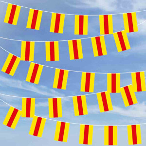 Party-Flaggenkette : Baden ohne Wappen