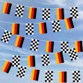 Party-Flaggenkette Deutschland - Zielflagge