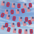 Party-Flaggenkette : USA - Südstaaten