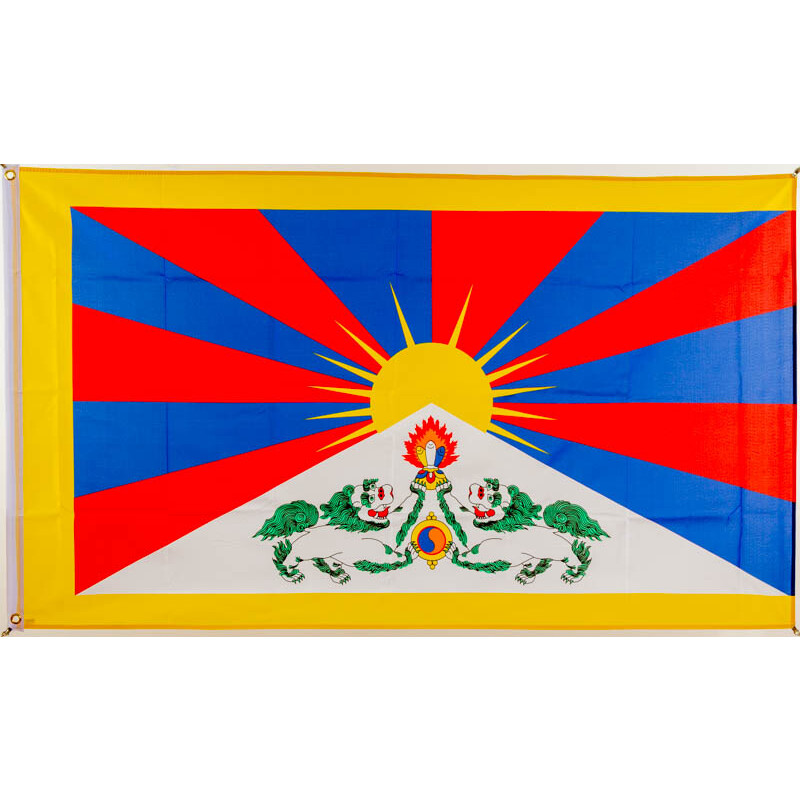 Flagge Fahne Tibet 90 x 150 cm zum Hissen 