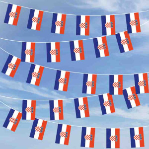 Party-Flaggenkette : Kroatien