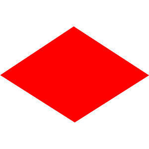 Signalflagge F - Foxtrott
