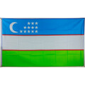 Flagge 90 x 150 : Usbekistan