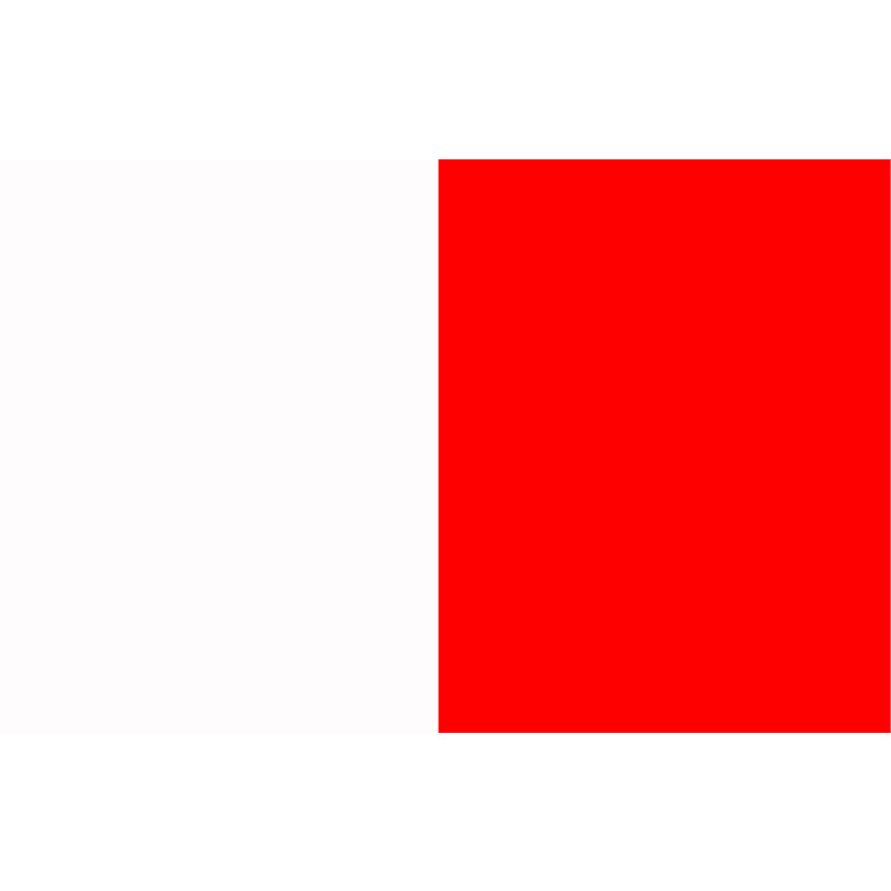 Signalflagge H = Hotel 36 x 30 cm Fahne Flagge Premiumqualität 