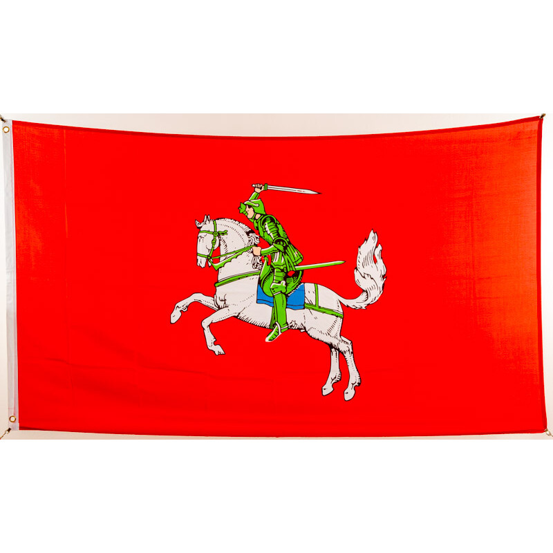Flagge Fahne Ritter mit Pferd blau Hissflagge 90 x 150 cm 