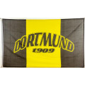 Flagge 90 x 150 : Dortmund 1909 Streifen
