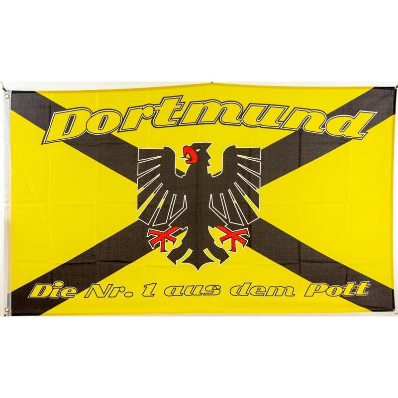 90 x 150 cm Fahnen Flagge Dortmund Die NR.1 im Pott NEU Fan 