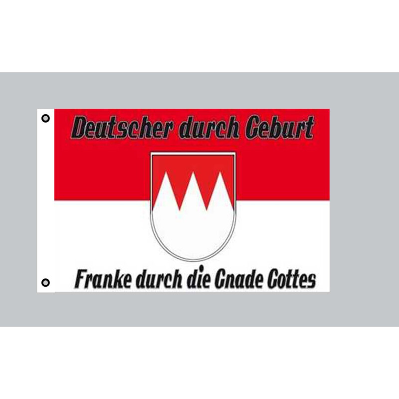 Deutscher durch die Gnade Gottes Fahne XXL DR1 