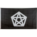 Flagge 90 x 150 : Pentagramm